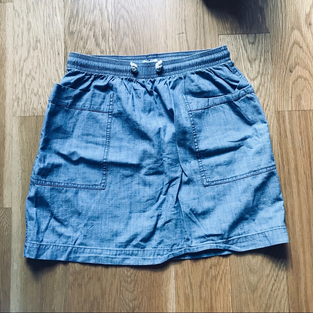 Crewcuts girls chambray skirt size 14